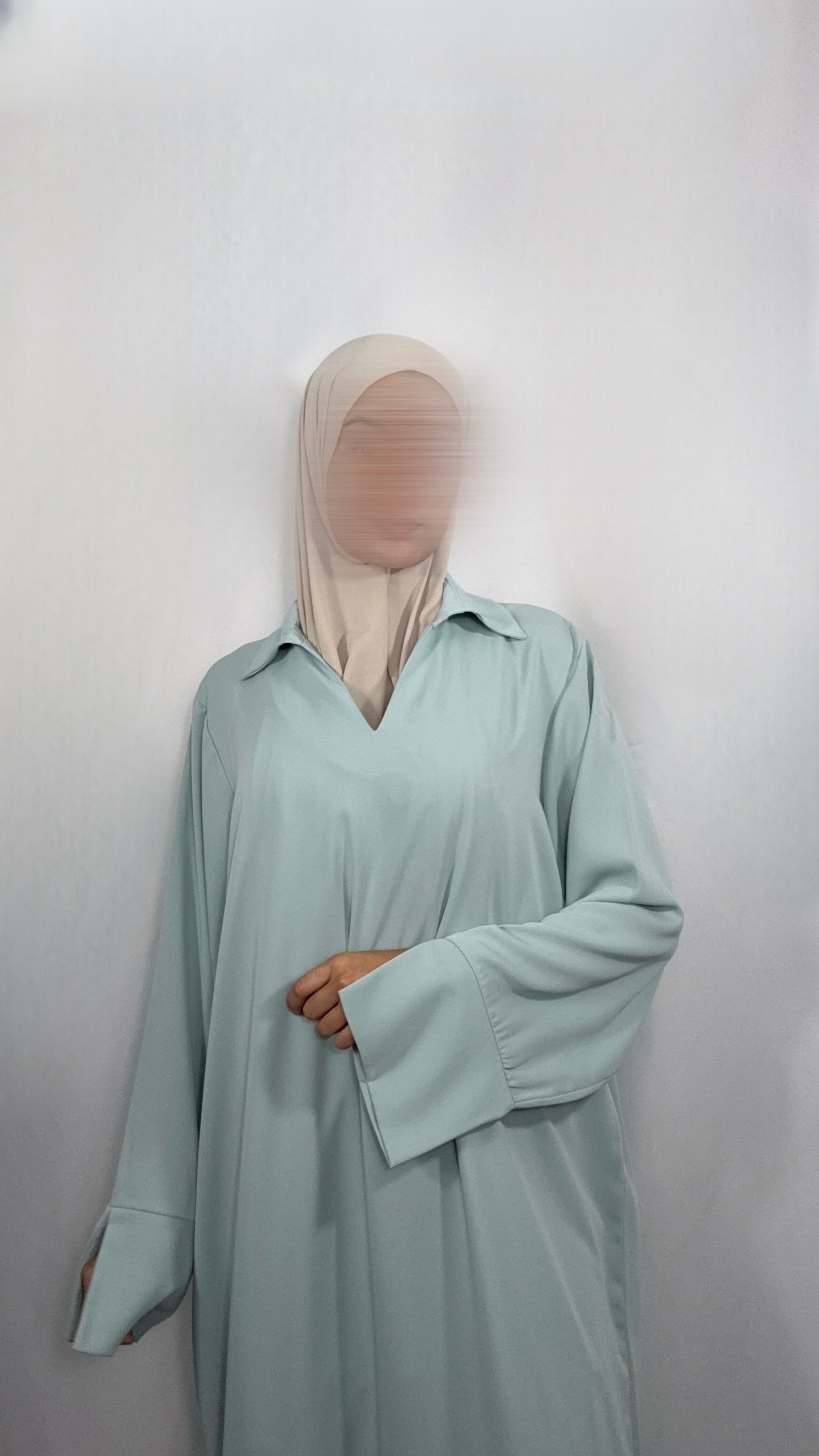 Abaya Noir - Mint
