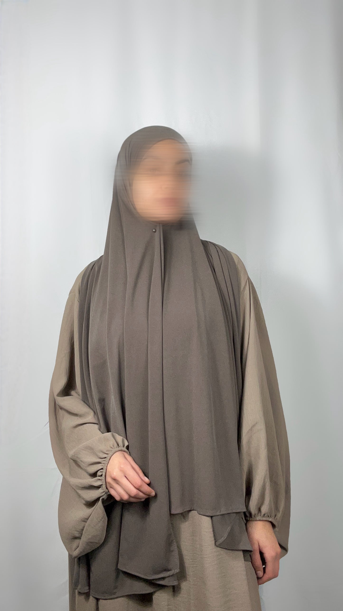 Premium Jersay Hijab - Dunkel Taupe