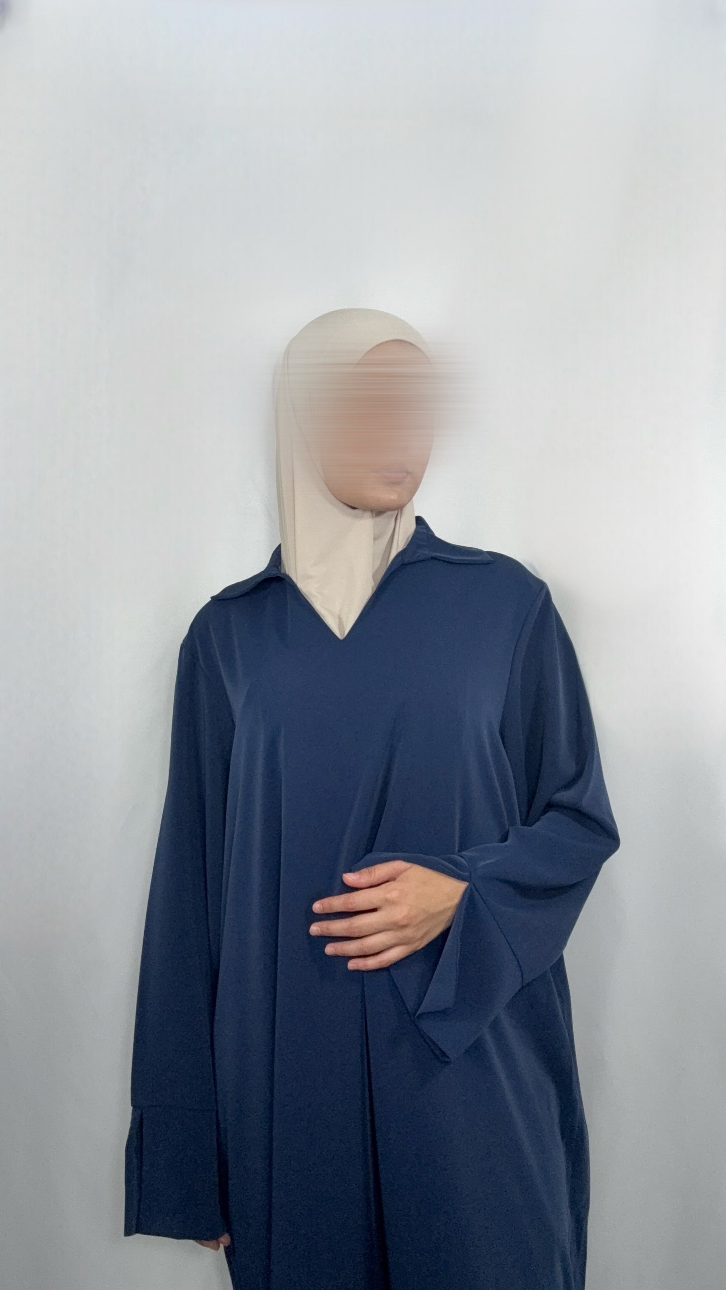 Abaya Noir - Blau