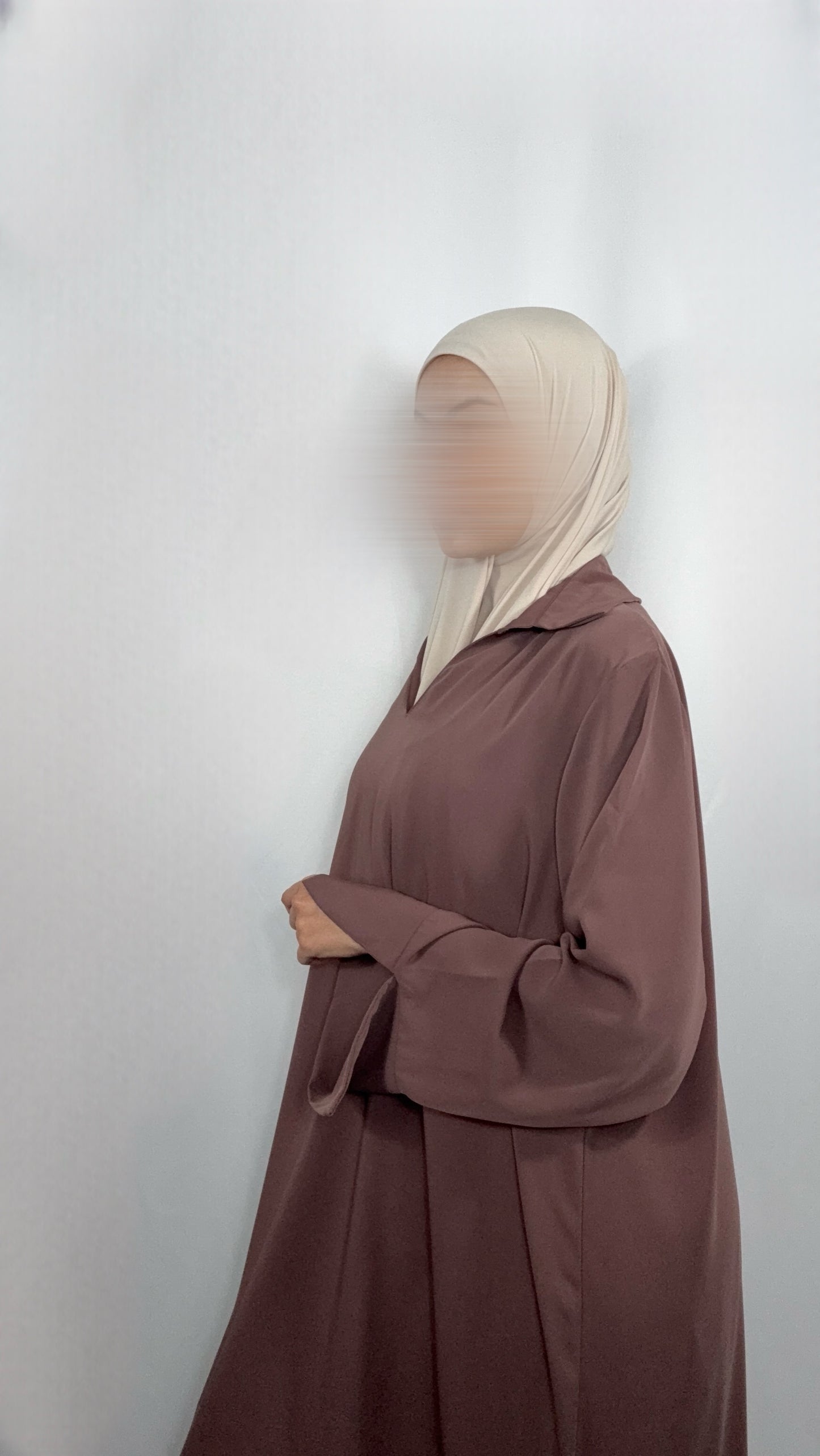 Abaya Noir - Mocca