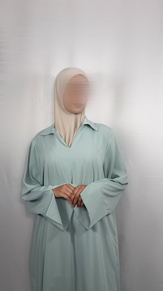 Abaya Noir - Mint