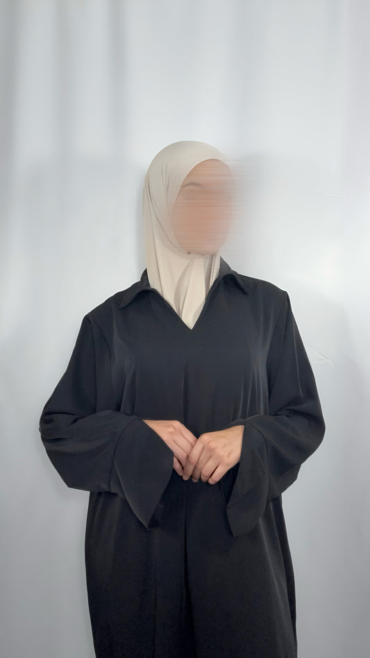 Abaya Noir - Schwarz