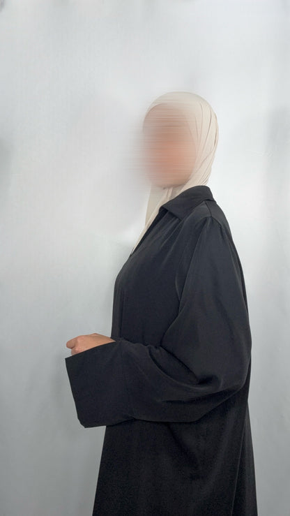 Abaya Noir - Schwarz