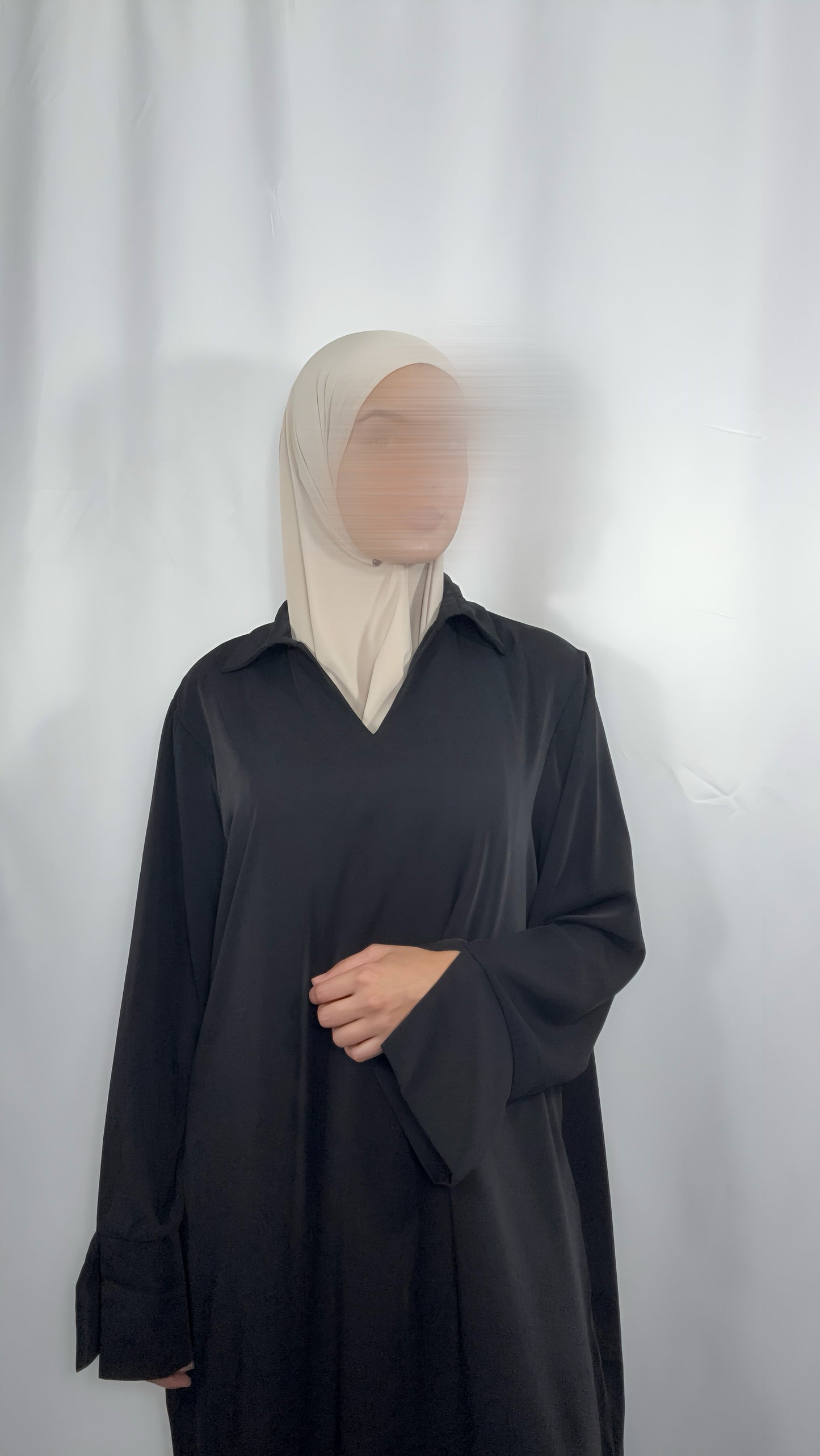Abaya Noir - Schwarz