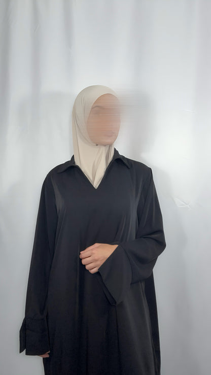 Abaya Noir - Schwarz