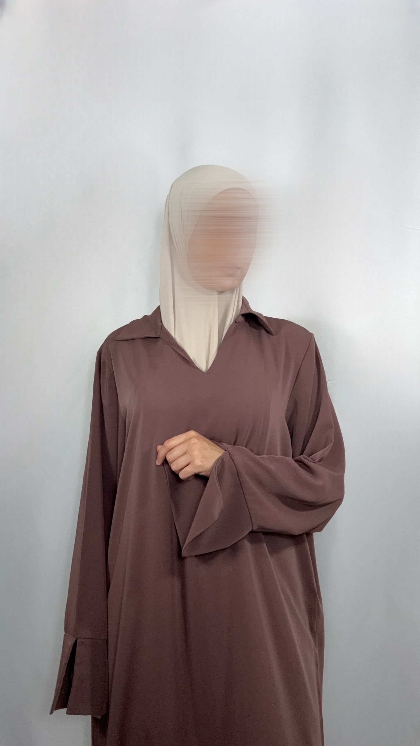 Abaya Noir - Mocca