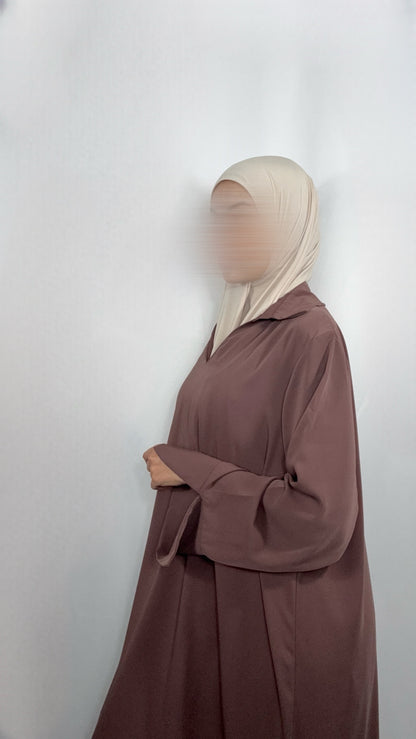 Abaya Noir - Mocca